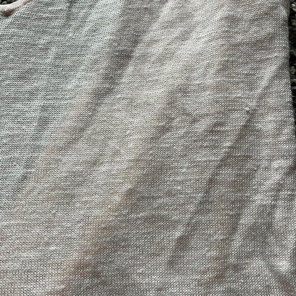 Lululemon Pink Knit Tank Top Sleeveless Knotted Womens S-M Low Cut Back Sheer - Picture 5 of 7